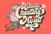 Mangolia - Retro Font Style!, a Script Font by HansCo Studio (Thumbnail 5 of 15)
