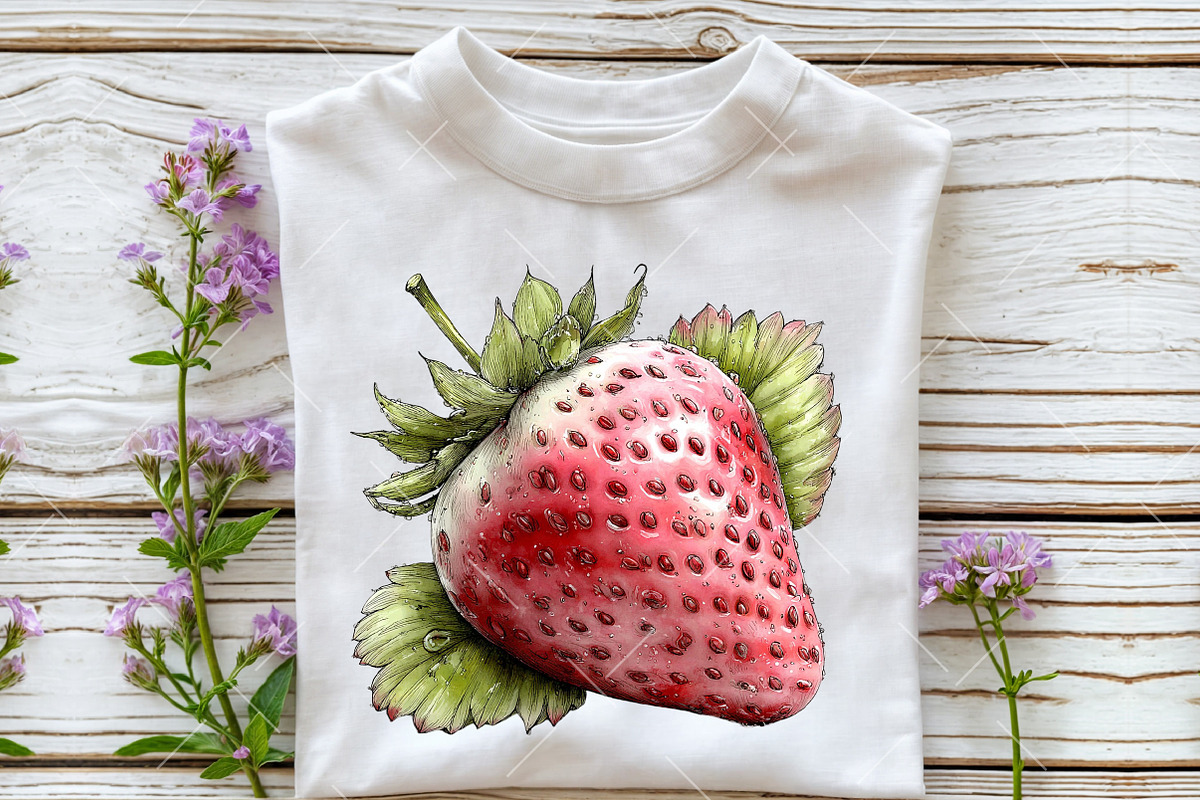 Whimsical Summer Fruit Clipart, an Illustration by OK Design (Photo 5 of 6)