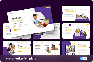 Future Education Keynote Template, a Presentation Template by GraphauseProject