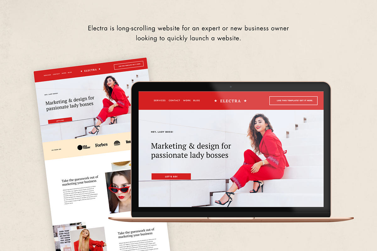 Squarespace Template: Electra, a Squarespace Template by Applet Studio (Photo 4 of 5)