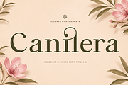 Canilera - Luxury Ligature Serif, a Serif Font by RagamKata (Thumbnail 1 of 10)
