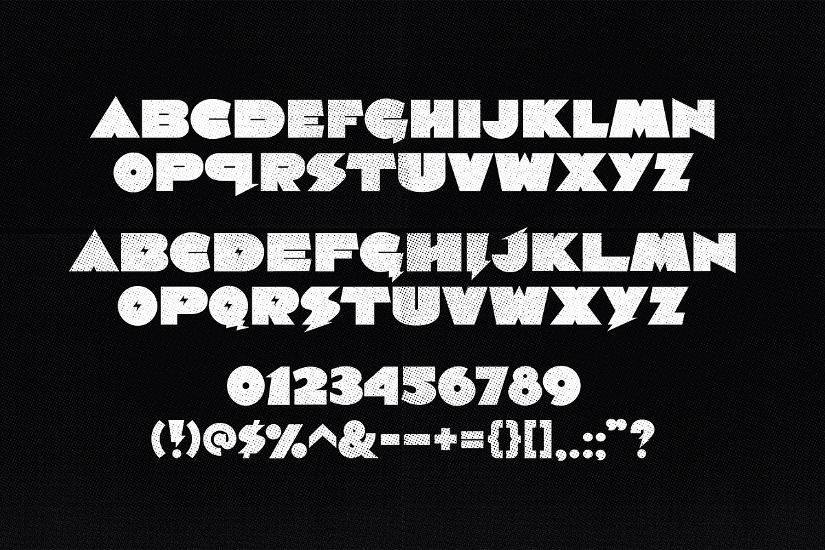 Blaaak  |  Retro font, a Sans Serif Font by Drawwwn (Photo 3 of 11)