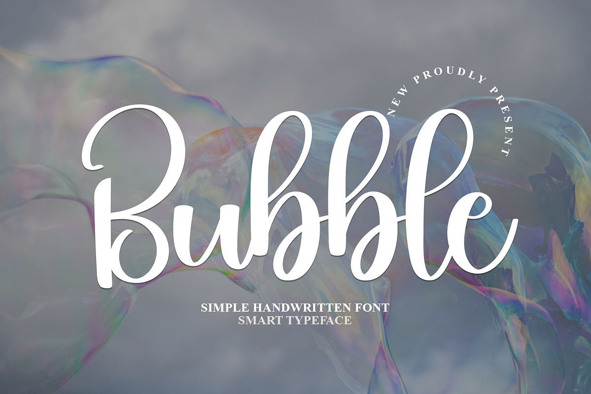 Bubble, a Script Font by FreshTypeINK (Photo 1 of 9)