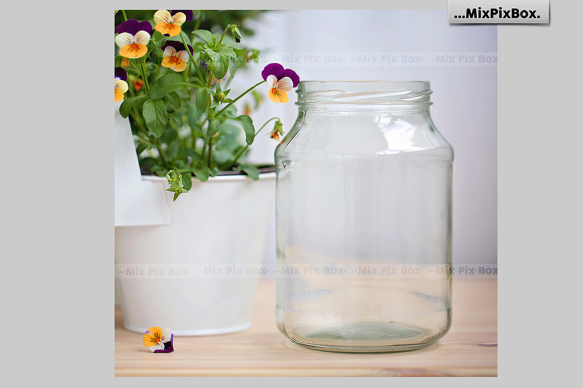 Pansies Fairy Backdrop preview 2