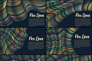 40 Flex Lines Backgrounds Part 3, a Texture Graphic by GarryKillian (Thumbnail 4 of 5)