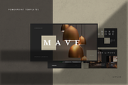 Mave Creative PowerPoint Template, a Presentation Template by uiplus (Thumbnail 1 of 5)