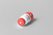 Supplement Jar & Box Mock-Up 5, a Cups & Container Mockup by Yogurt86 (Thumbnail 8 of 12)