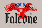 CS Falcone – Gothic Font, a Blackletter Font by Craft Supply Co. (Thumbnail 1 of 8)