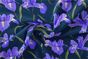 Iris Pattern, a Pattern Graphic by Madebyia (Thumbnail 4 of 7)