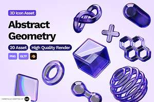 3D Abstract Geometry, an Object 3D Model by SLAB! Design