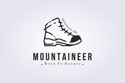 Mountaineer Adventure logo design