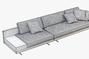 Mondrian Modular Sofa 3d Model