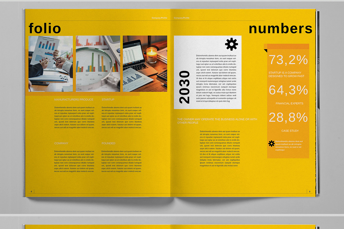 Yellow Company Profile Brochure, a Brochure Template by Boris Cupac (Photo 6 of 7)