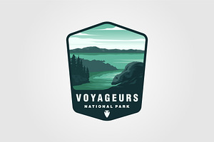 Voyageurs National Park Vector Logo