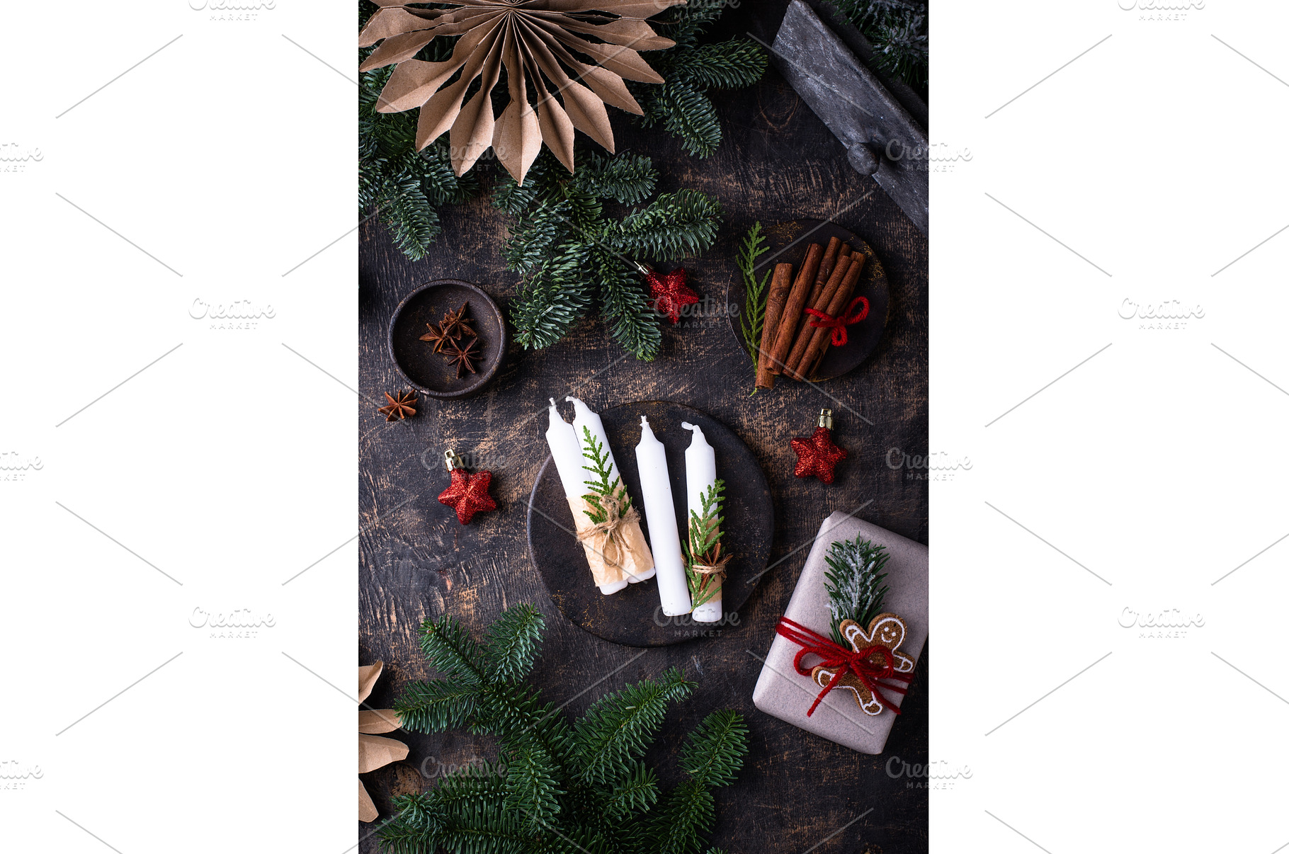 Procass of decorating Christmas, a Holiday Photo by Yulia Furman