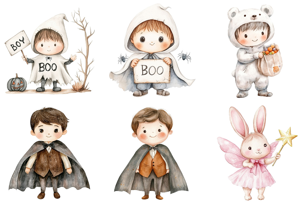 Neutral Halloween Clipart, an Illustration by CitraGraphics (Photo 6 of 6)