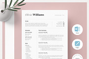 ONE Page Resume Template Kit, a Resume Template by DemeDesign (Thumbnail 1 of 6)