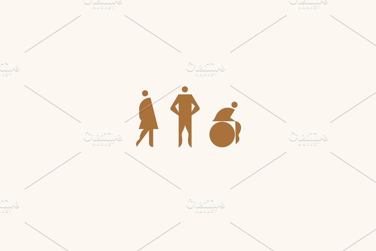 Toilet Symbol, an Object Illustration by Anna (Photo 6 of 6)