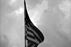 By the dawn bw stock photograph