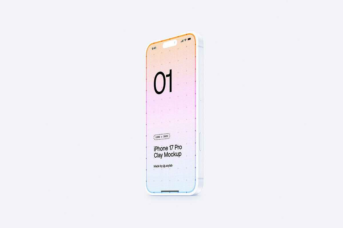 iPhone 17 Pro Clay - 24 Mockups, an iPhone Mockup by Asylab (Photo 42 of 61)