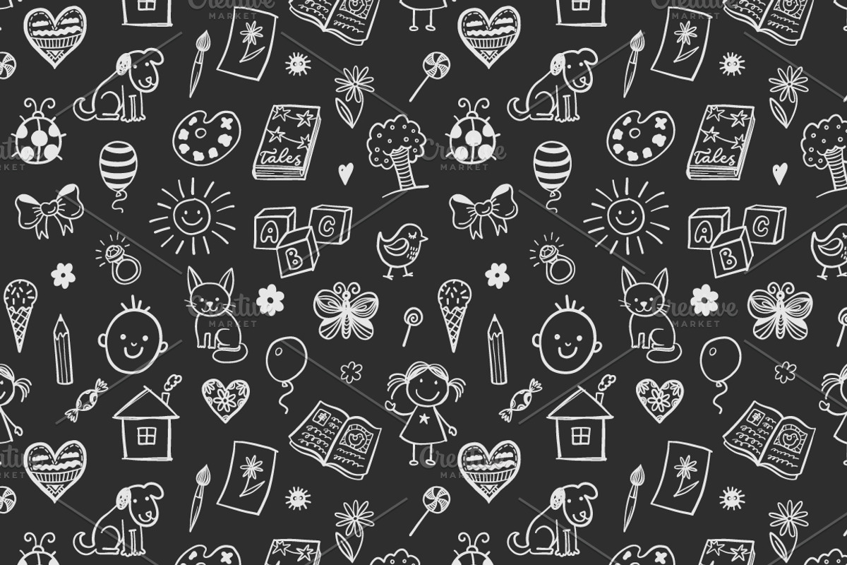 15 kids patterns set, a Pattern Graphic by Hala (Photo 8 of 15)
