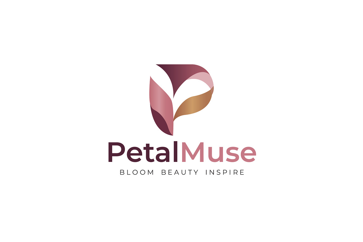 PetalMuse Beauty Logo Template, a Branding & Logo Template by SANB (Photo 1 of 3)