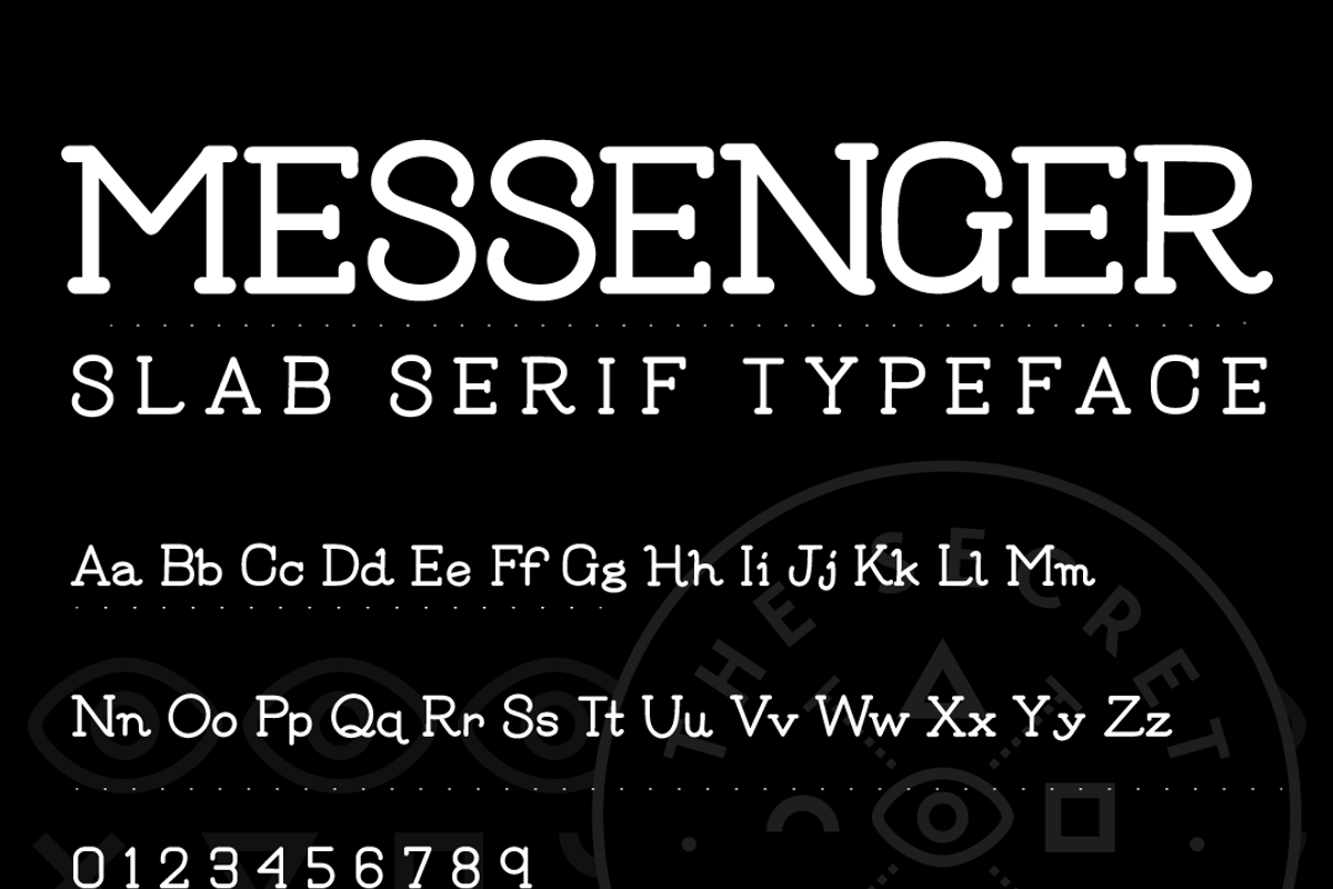 TSS Messenger, a Slab Serif Font by bciii design (Photo 2 of 3)