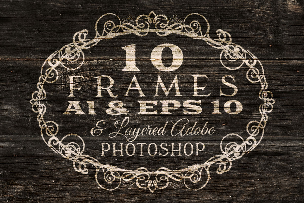 10 Frames Vol.4 - Vintage Ornament preview 2