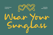Sandra Drawn, a Script Font by Craft Supply Co. (Thumbnail 4 of 8)