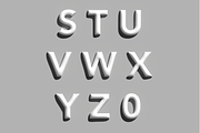 3D Plastic Letters & Numbers, an Object 3D Model by Graphic Pattern Studio (Thumbnail 4 of 6)