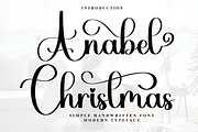 Anabel Christmas, a Handwritten Font by InermediaSTUDIO (Thumbnail 1 of 7)