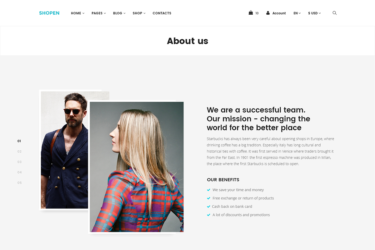 Shopen — Multipurpose PSD Template, a Templates & Theme by ScienteCraft (Photo 41 of 50)