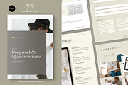 Proposal & Questionnaire for CANVA, a Brochure Template by Imagination Area (Thumbnail 1 of 18)