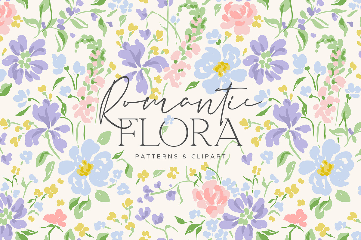 Floral BUNDLE - 9 collections, a Decorative Illustration by Inna Moreva (Photo 2 of 10)