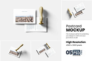 Postcard Mockup, a Product Mockup by bimockup (Thumbnail 1 of 6)