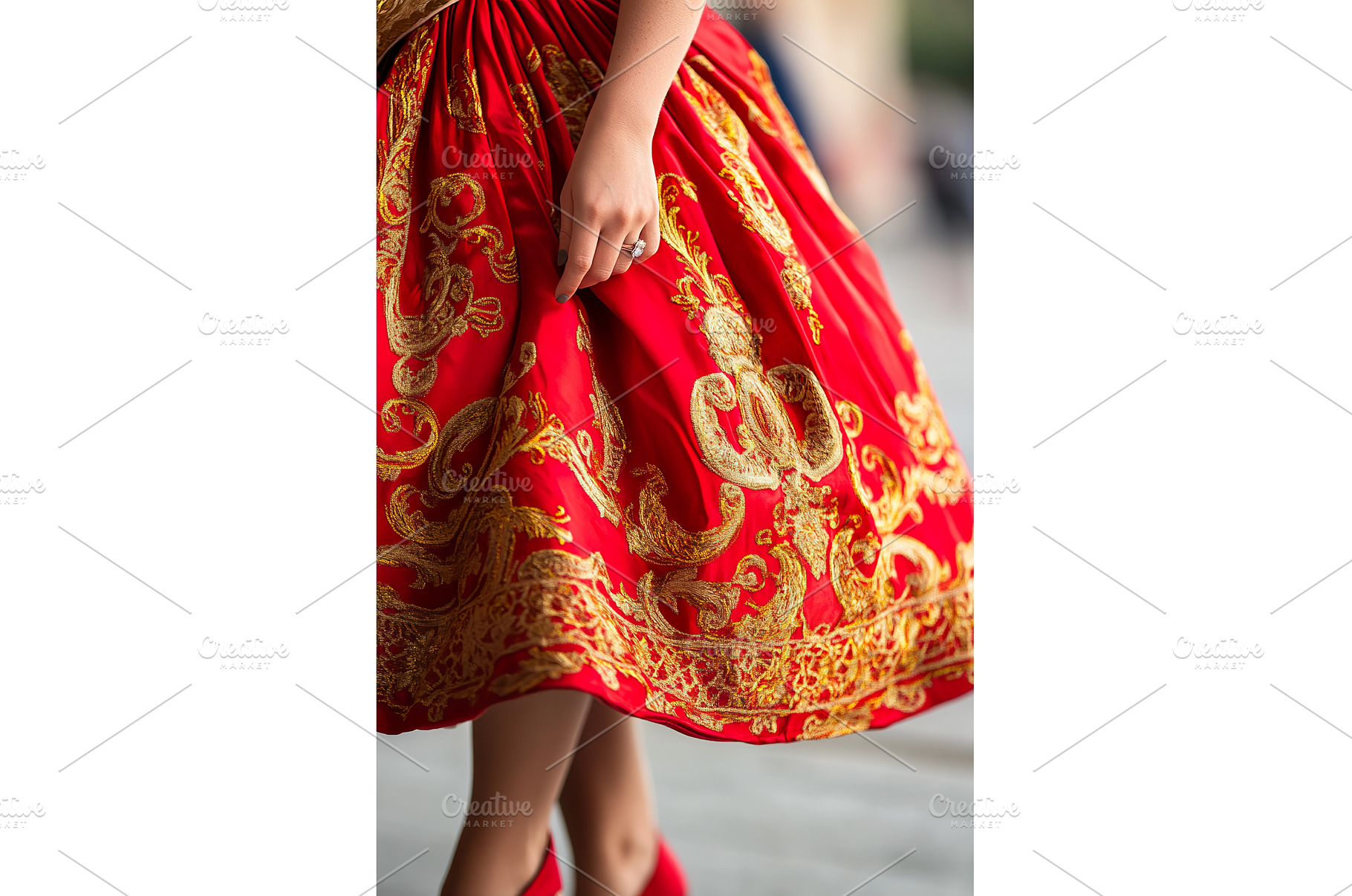 Elegant ballroom costume details, a Beauty & Fashion Photo by Lermont51