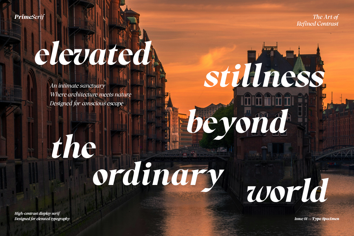 Prime Serif – Modern Editorial Serif, a Serif Font by roomspace creative lab (Photo 11 of 12)