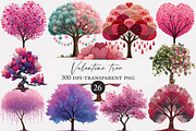 Valentine tree clipart, an Illustration by Designworld (Thumbnail 1 of 5)