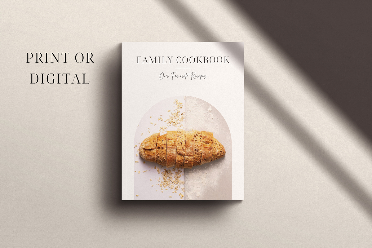 Minimal Recipe Book Template CANVA, a Magazine Template by OrganizationOasisRo (Photo 8 of 10)