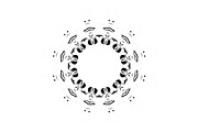 Black and White Mandala Patterns Set, a Decorative Illustration by NJ Himel (Thumbnail 62 of 101)