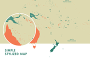 Oceania Vector Map, a Graphic by Ben Buysse (Thumbnail 2 of 5)