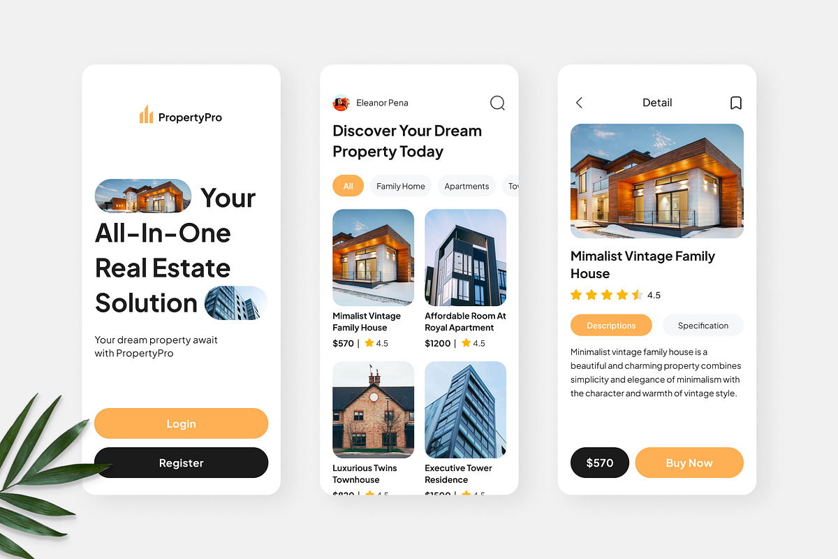 Property Pro - Real Estate Solution, an UI Kit Template by Panen Creative (Photo 2 of 3)