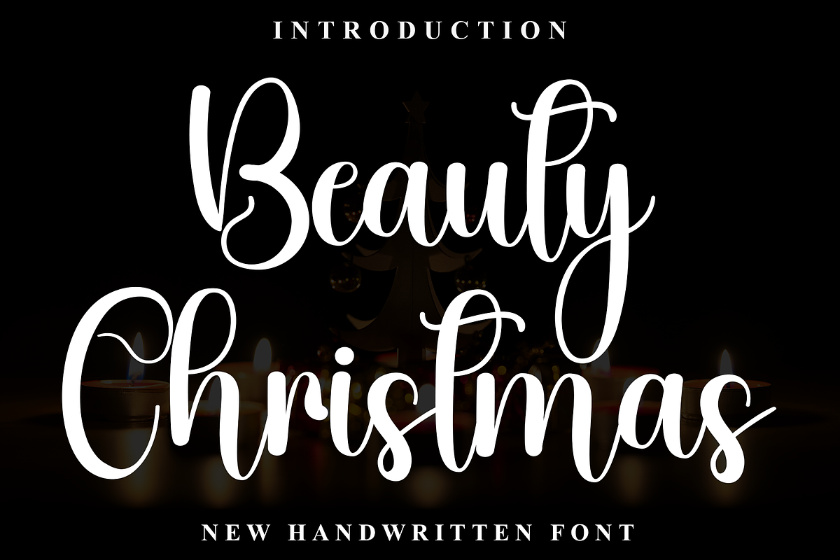 Beauty Christmas, a Handwritten Font by FreshTypeINK (Photo 1 of 8)