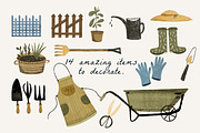 Garden and Farm Clip art, an Illustration by Cocoa studio by Eliza M (Thumbnail 3 of 7)