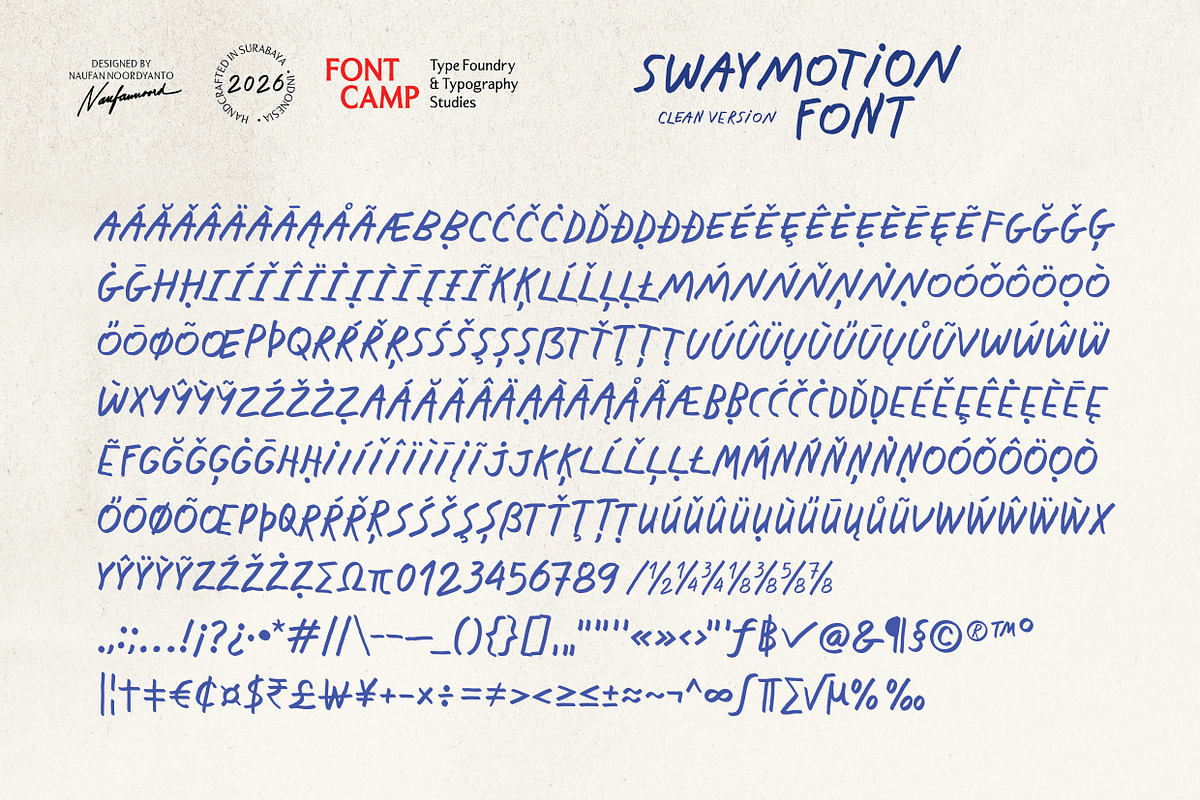 Swaymotion Font, a Handwritten Font by Fontcamp Type Foundry (Photo 4 of 17)