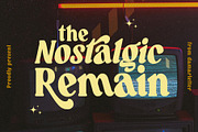 The Nostalgic Remain - Modern Serif, a Serif Font by Damarletter (Thumbnail 1 of 12)