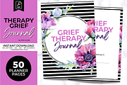 Grief Therapy Journal - Printable, a Stationery Template by Jennifer Magri Templates (Thumbnail 1 of 8)