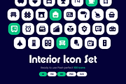 Interior Icon Set, a Duotone Icon by Brickclay (Thumbnail 1 of 5)