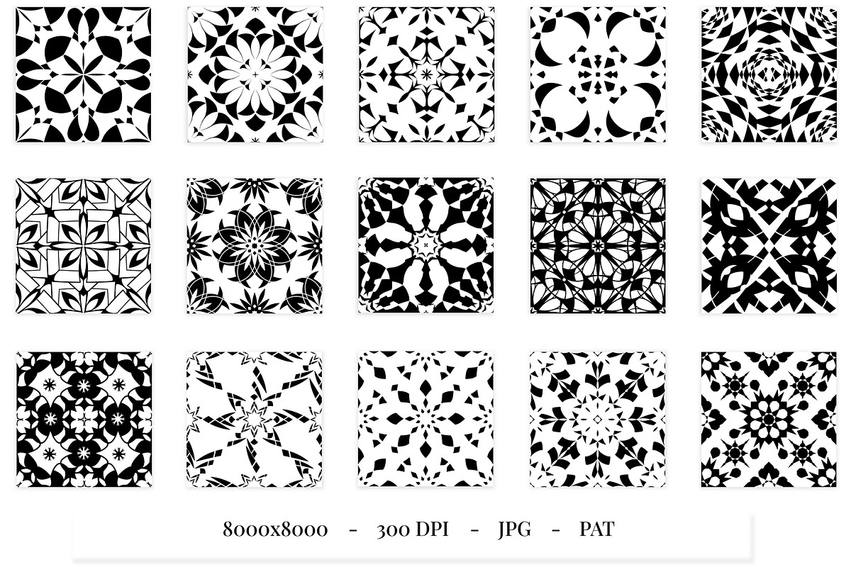 Geometric Abstract Seamless Patterns, a Pattern Graphic by Declipo Patt (Photo 8 of 9)