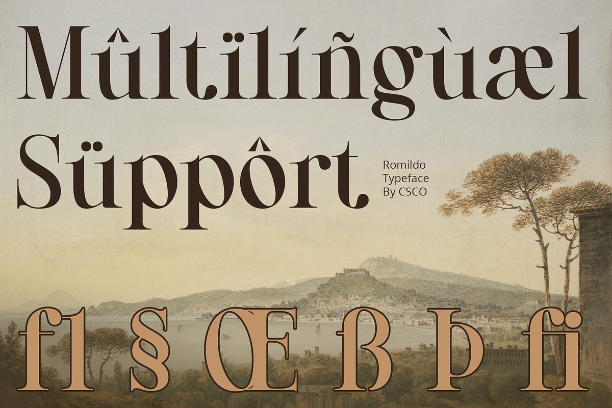 Romildo – Classic Serif, a Serif Font by Craft Supply Co. (Photo 6 of 8)